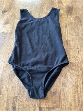 Danskin Now Black Tank Dance Leotard